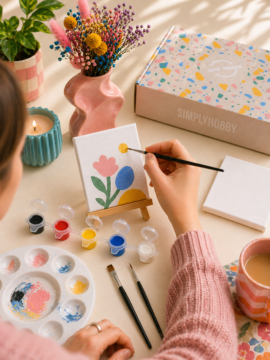 The Mini Canvas Painting Kit