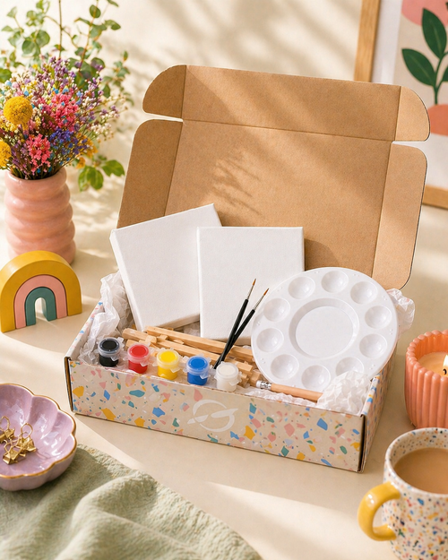 The Mini Canvas Painting Kit