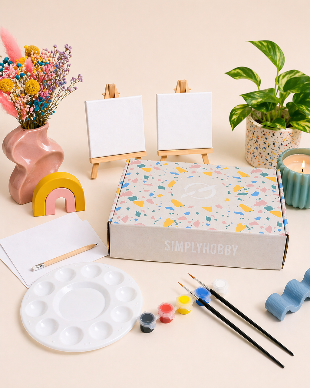 The Mini Canvas Painting Kit
